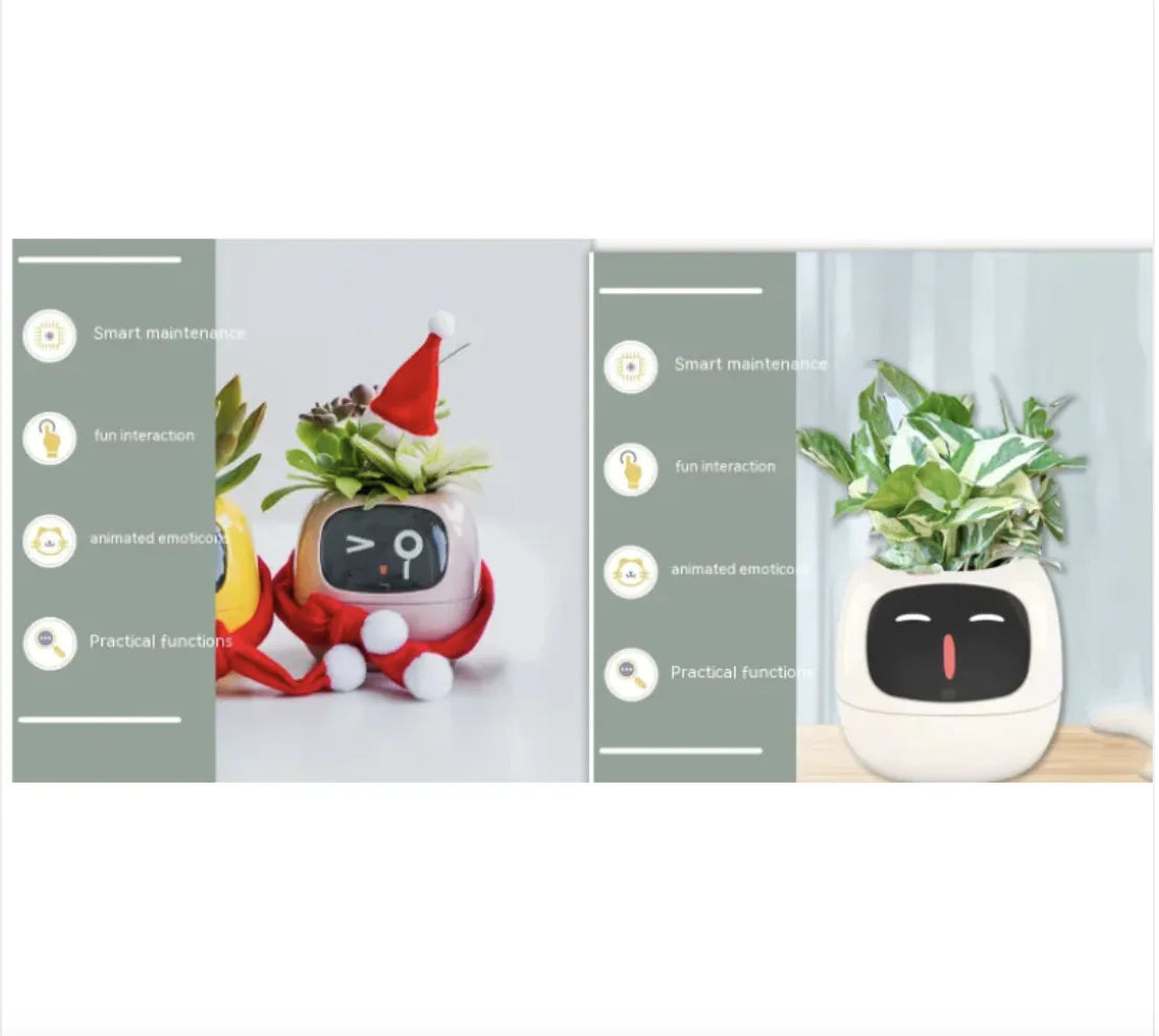 Smart Planter with 49 Expressions & AI Sensors