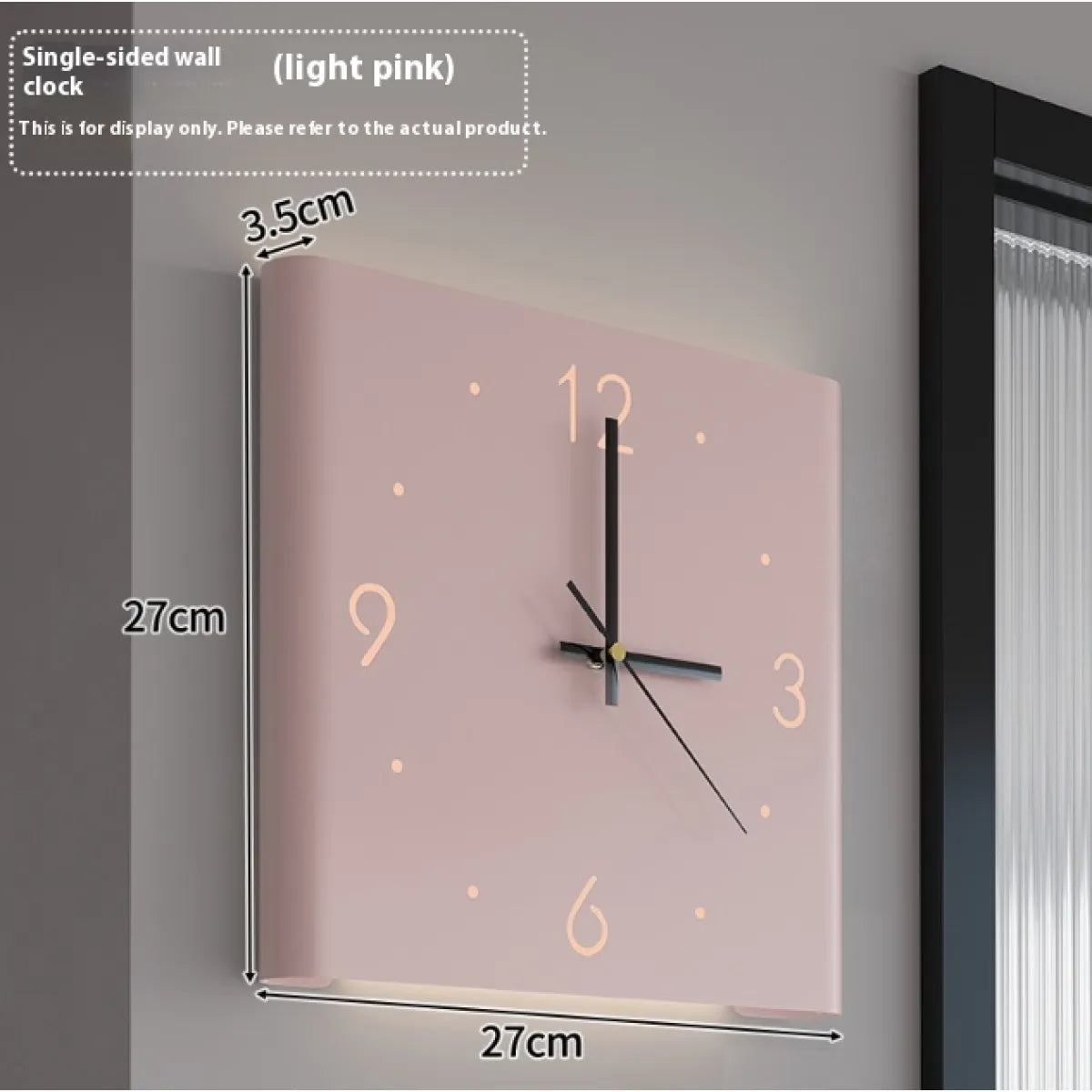 Foldable Living Room Wall Clock