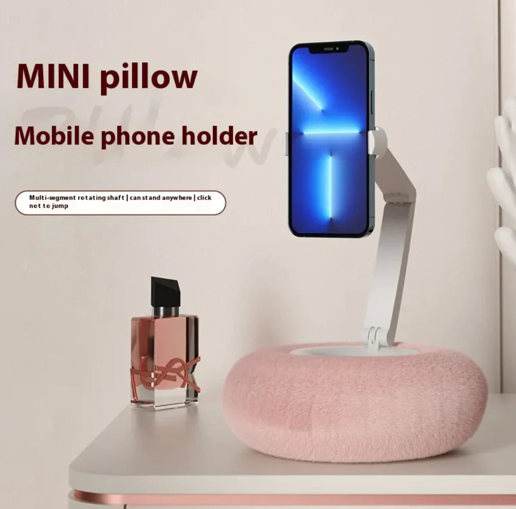 Universal Plush Pillow Stand for Phone & Tablet