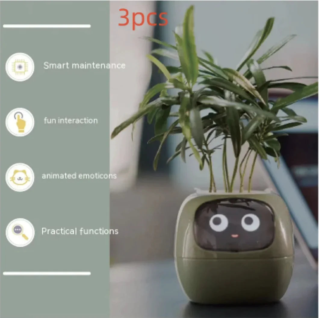 Smart Planter with 49 Expressions & AI Sensors