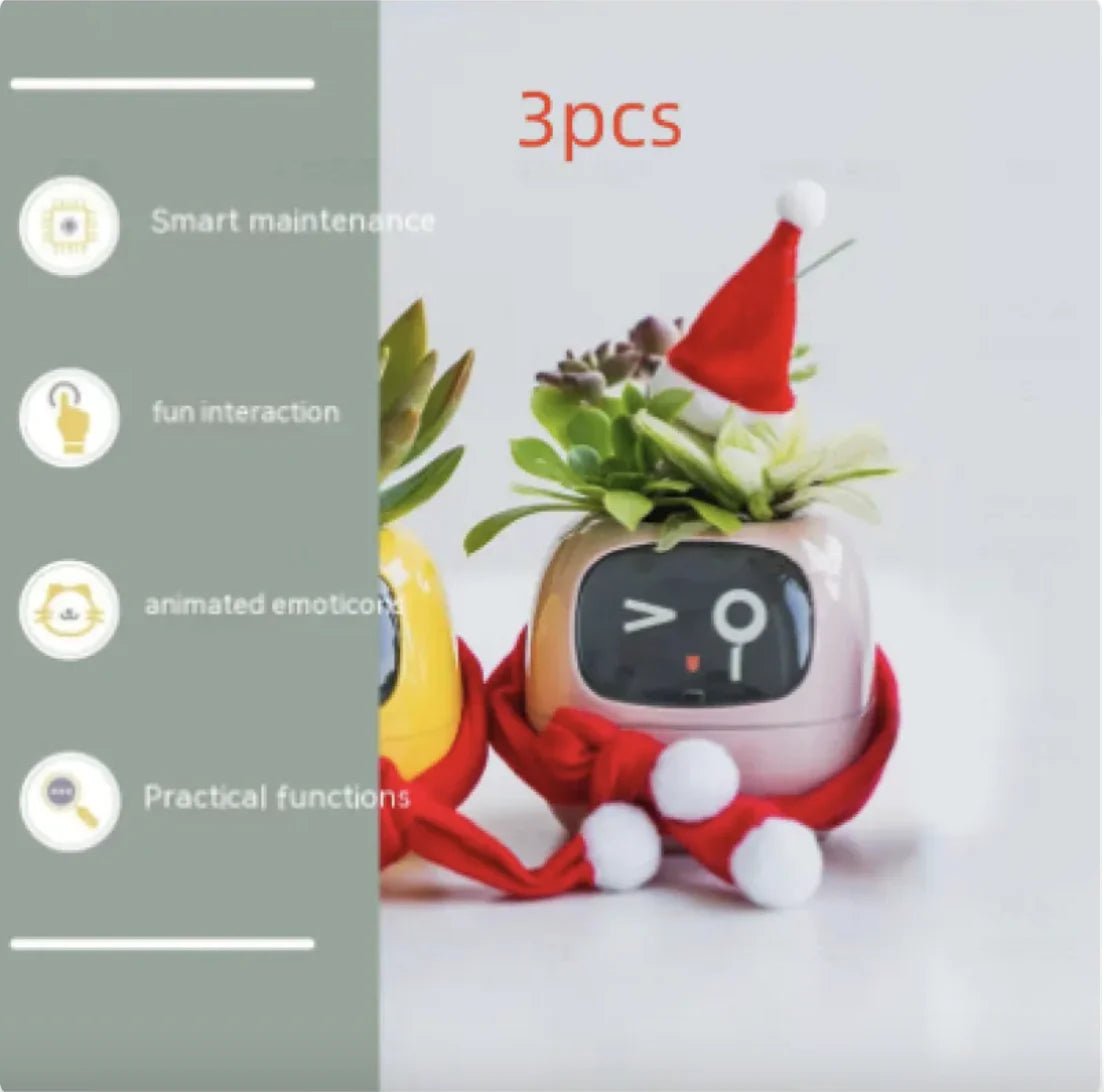 Smart Planter with 49 Expressions & AI Sensors