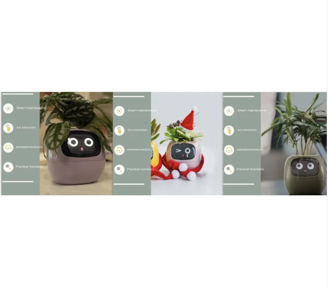 Smart Planter with 49 Expressions & AI Sensors