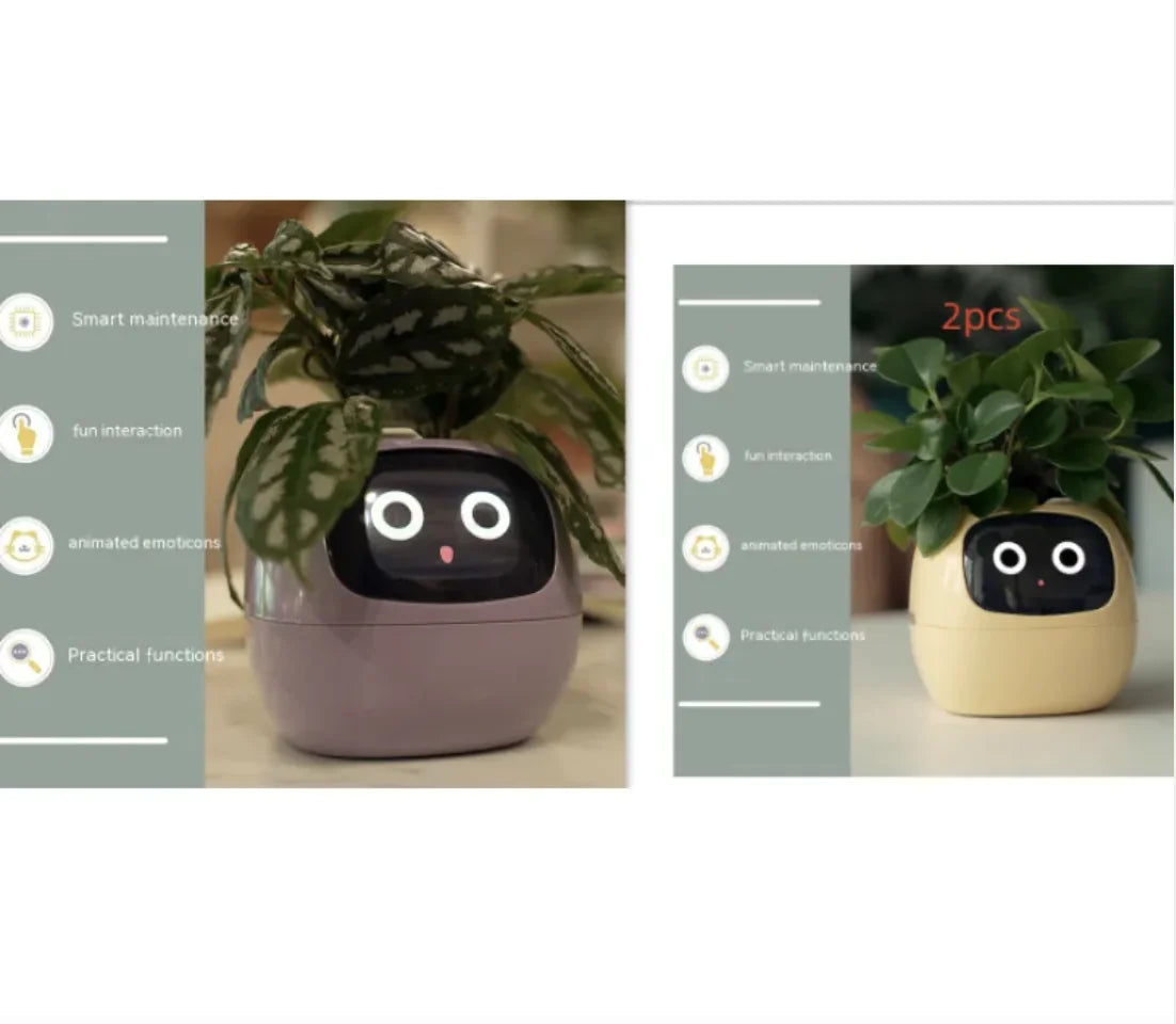 Smart Planter with 49 Expressions & AI Sensors