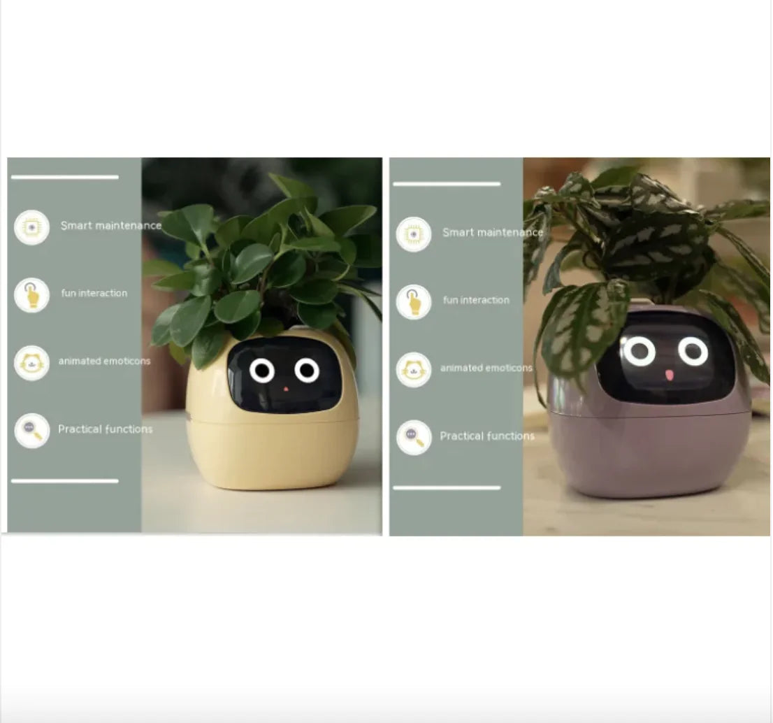 Smart Planter with 49 Expressions & AI Sensors