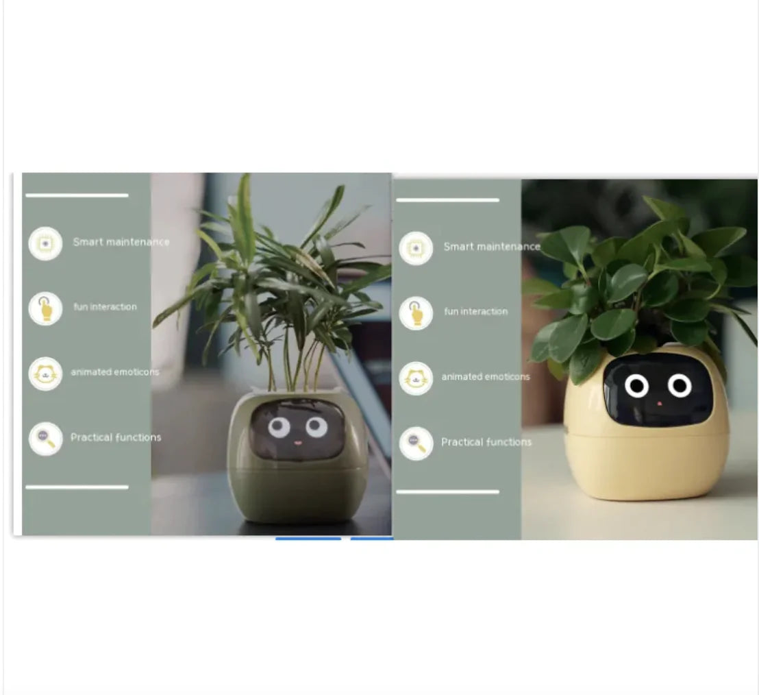 Smart Planter with 49 Expressions & AI Sensors