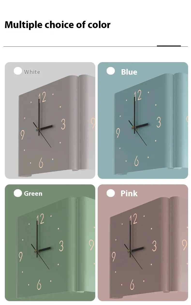 Foldable Living Room Wall Clock