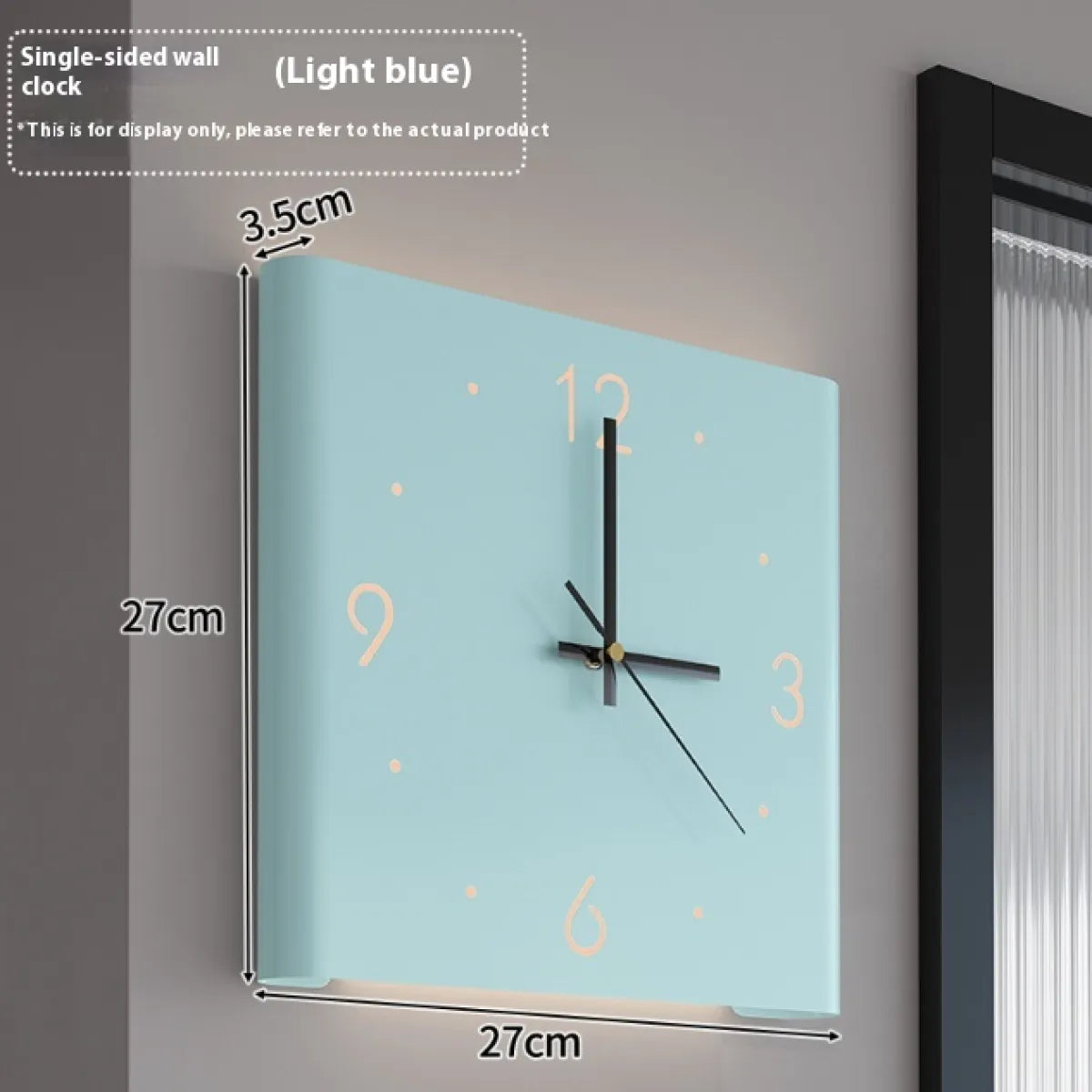 Foldable Living Room Wall Clock