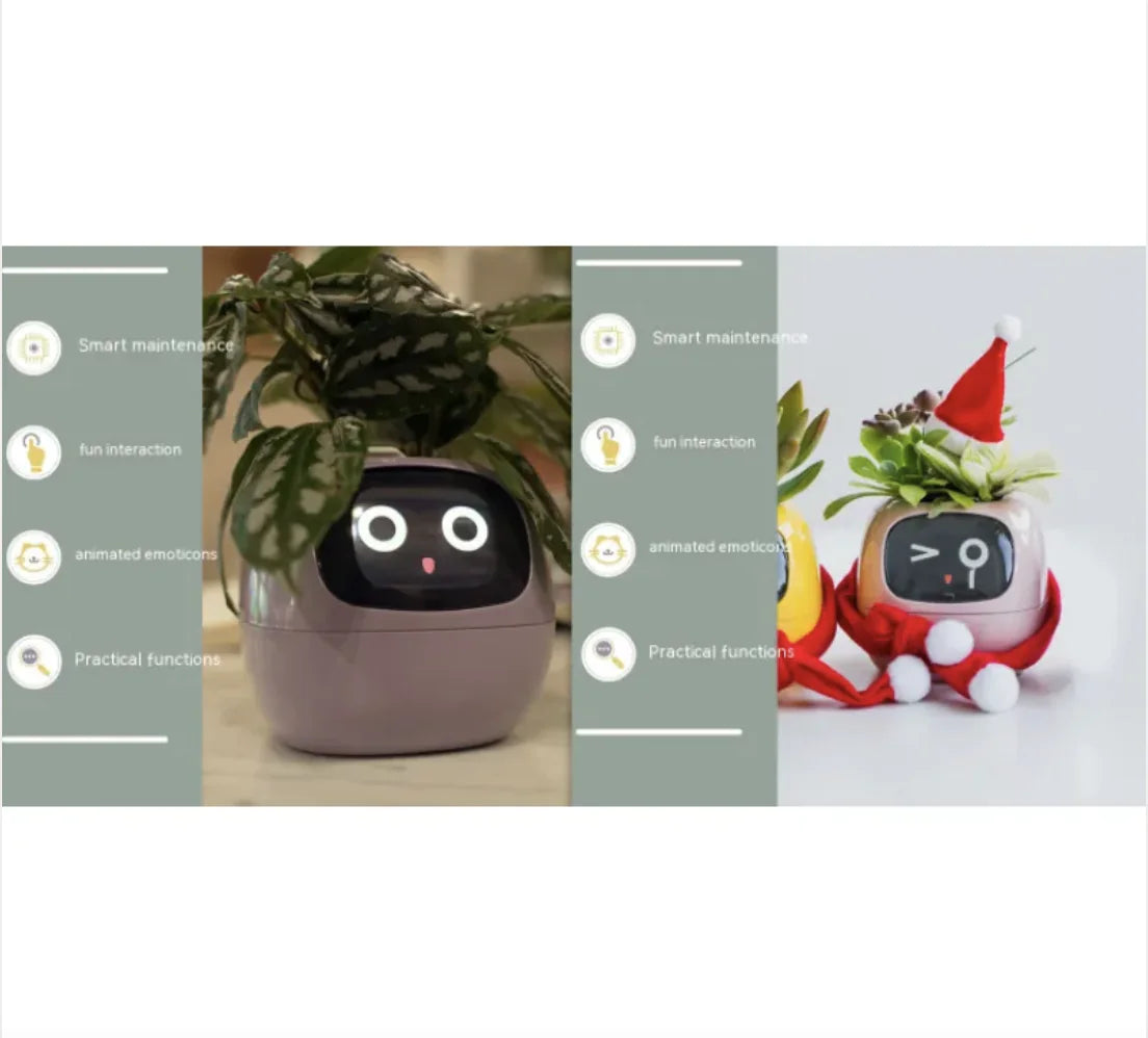 Smart Planter with 49 Expressions & AI Sensors