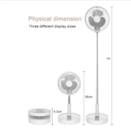 Portable Rechargeable Folding Fan