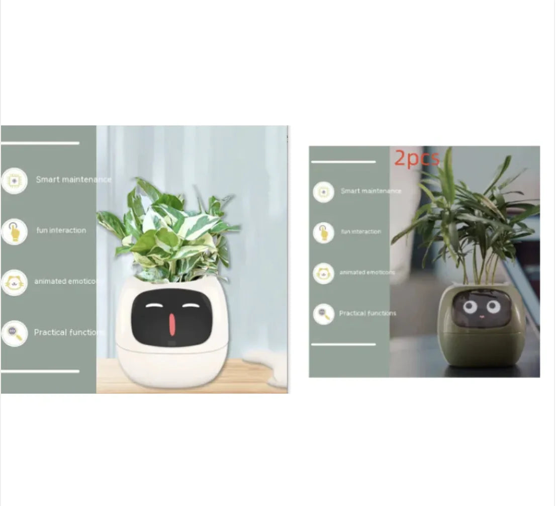 Smart Planter with 49 Expressions & AI Sensors