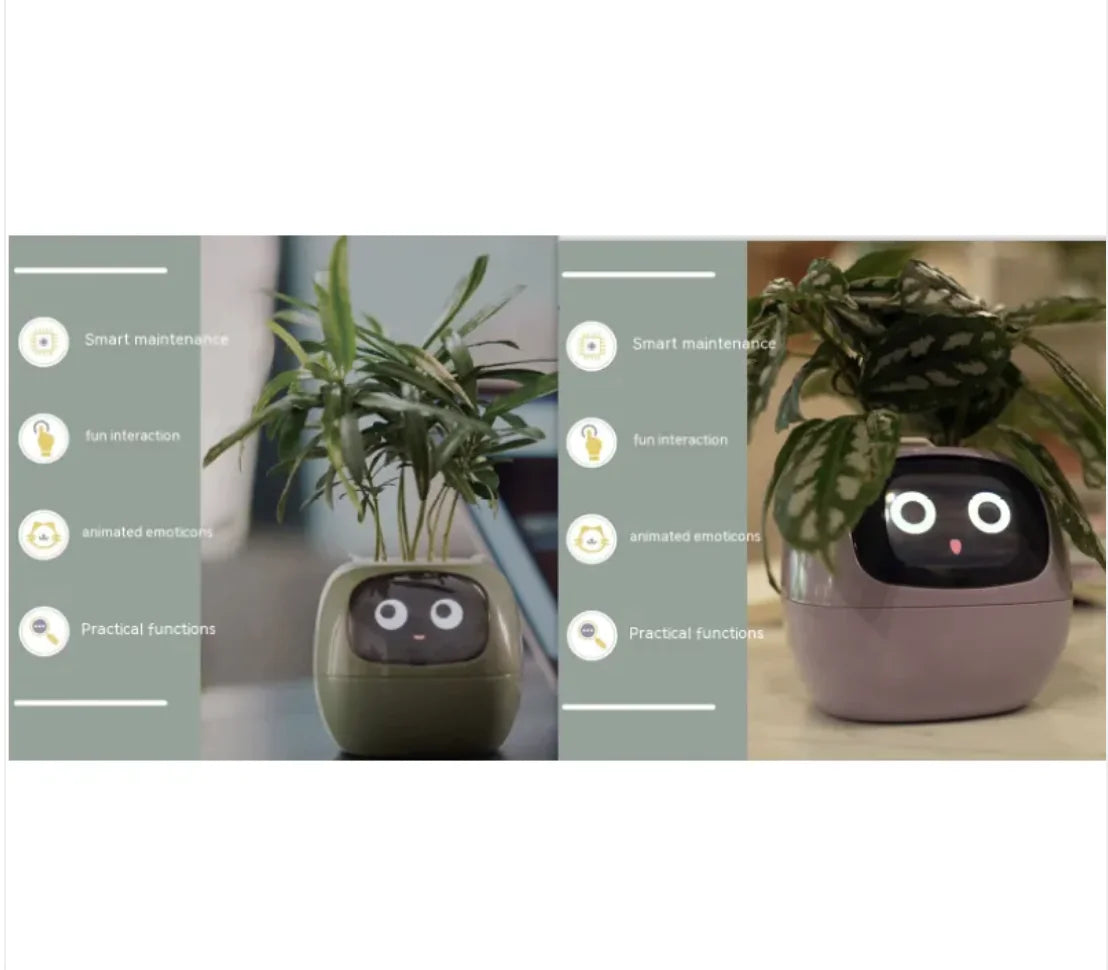 Smart Planter with 49 Expressions & AI Sensors