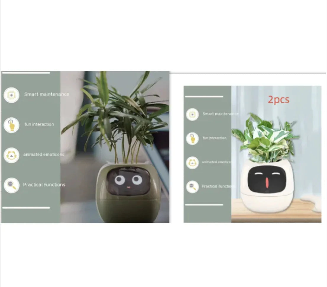 Smart Planter with 49 Expressions & AI Sensors