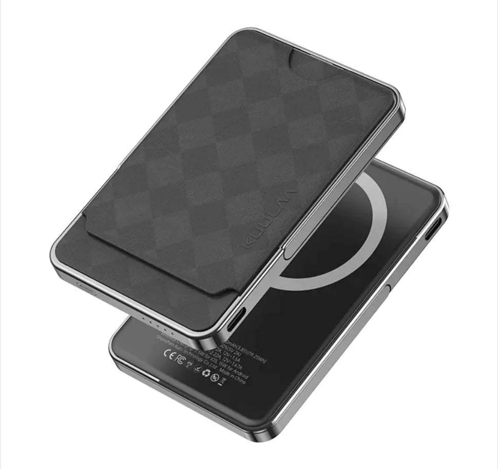 Magnetic Power Bank & Card Holder