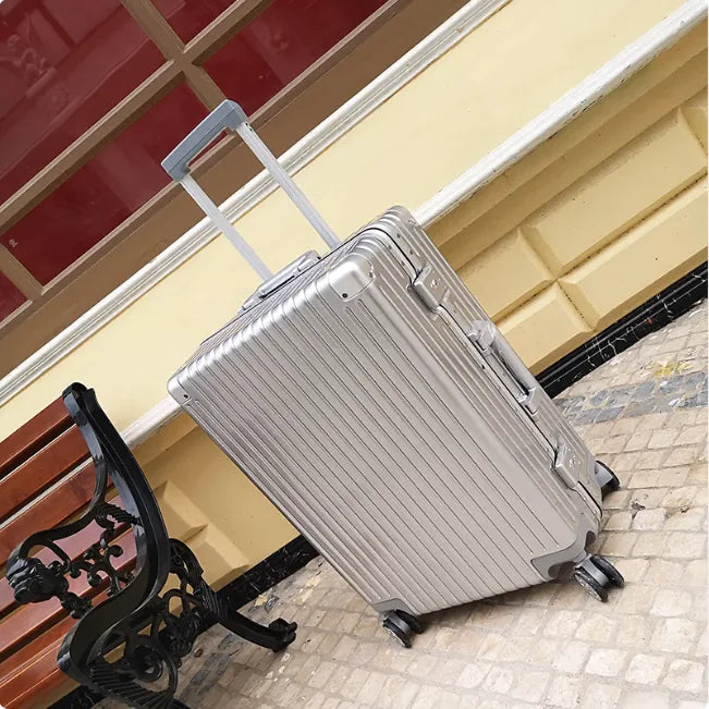 Aluminum OCEANS Suitcase