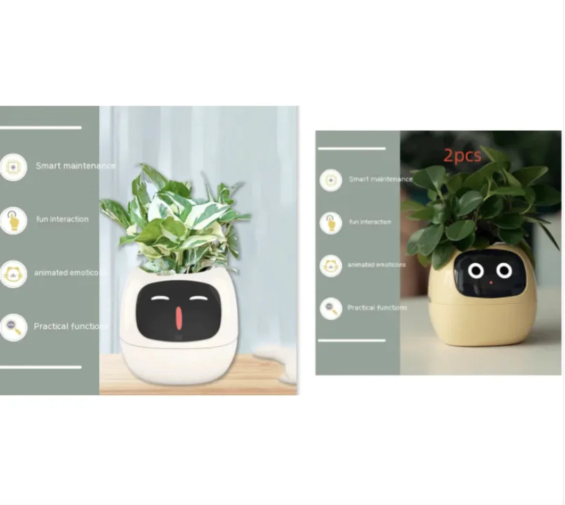 Smart Planter with 49 Expressions & AI Sensors