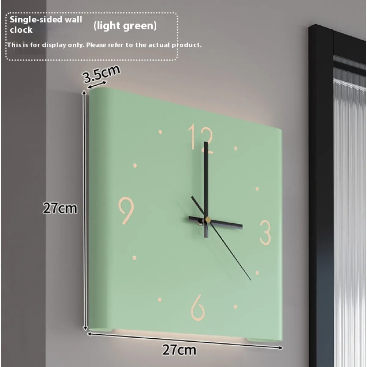 Foldable Living Room Wall Clock